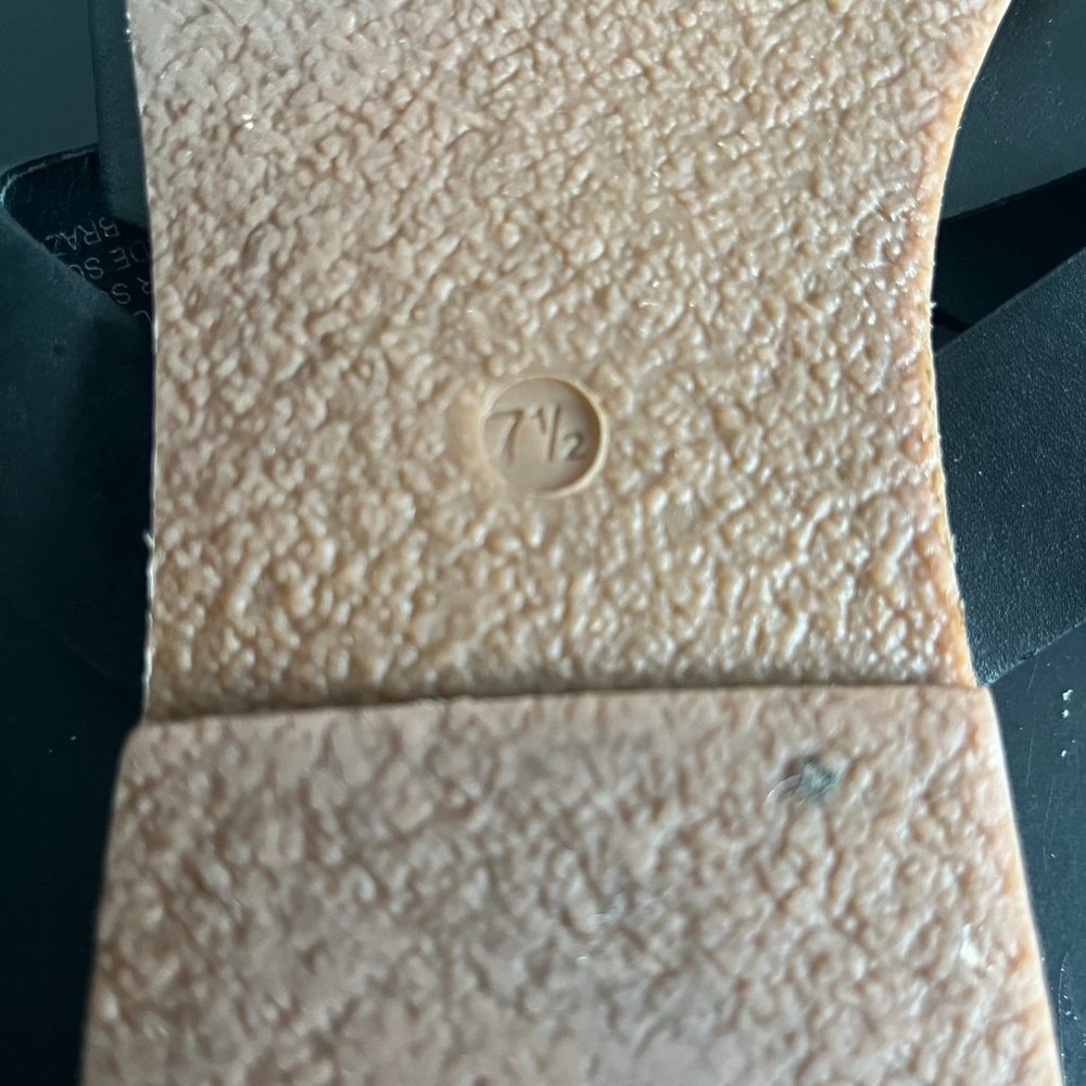 Madewell The Boardwalk Woven Slide Black Sandals Size 7.5 Style L1165 - Picture 10 of 11
